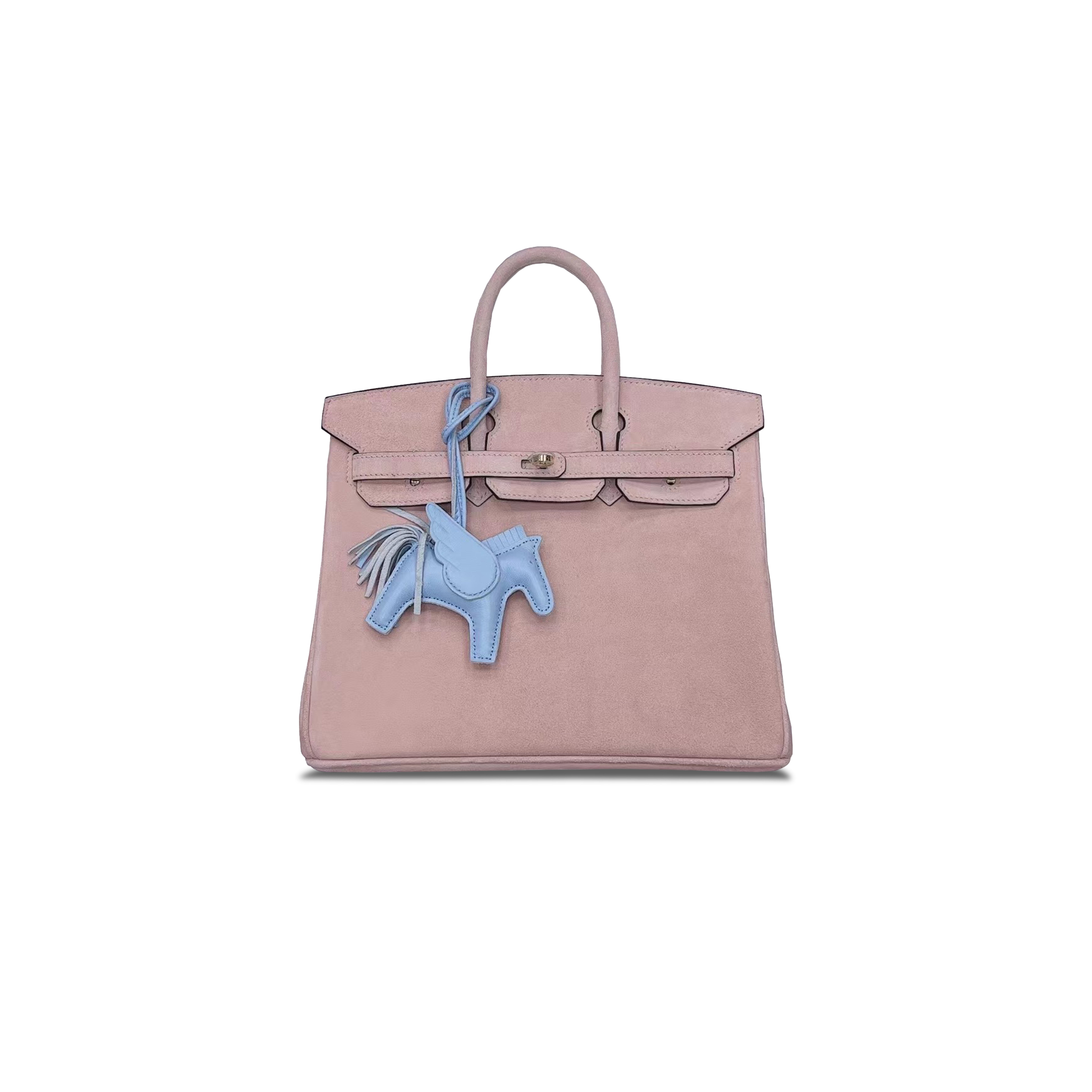 HERMÈS MASTER BIRKIN 25 CHAMOIS NUDE PINK GOLD BUCKLE H028369CC92 (25*20*13cm)